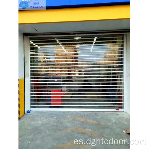 Puerta comercial de policarbonato de visión completa comercial